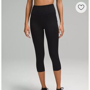 Lululemon Fast and Free High-Rise Crop with Pockets 19"